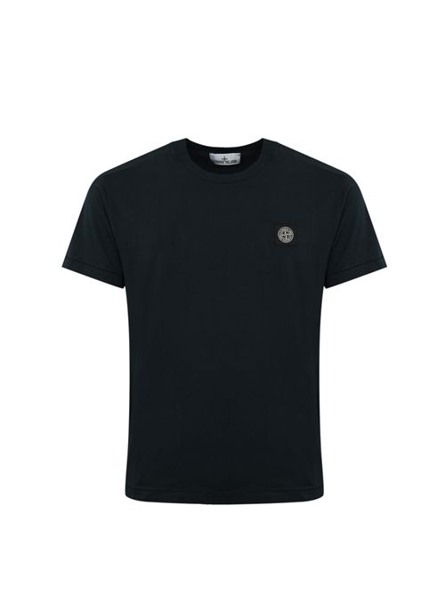 T-shirt 2100027 in cotone Navy Blue STONE ISLAND | 2100027S0013V0020
